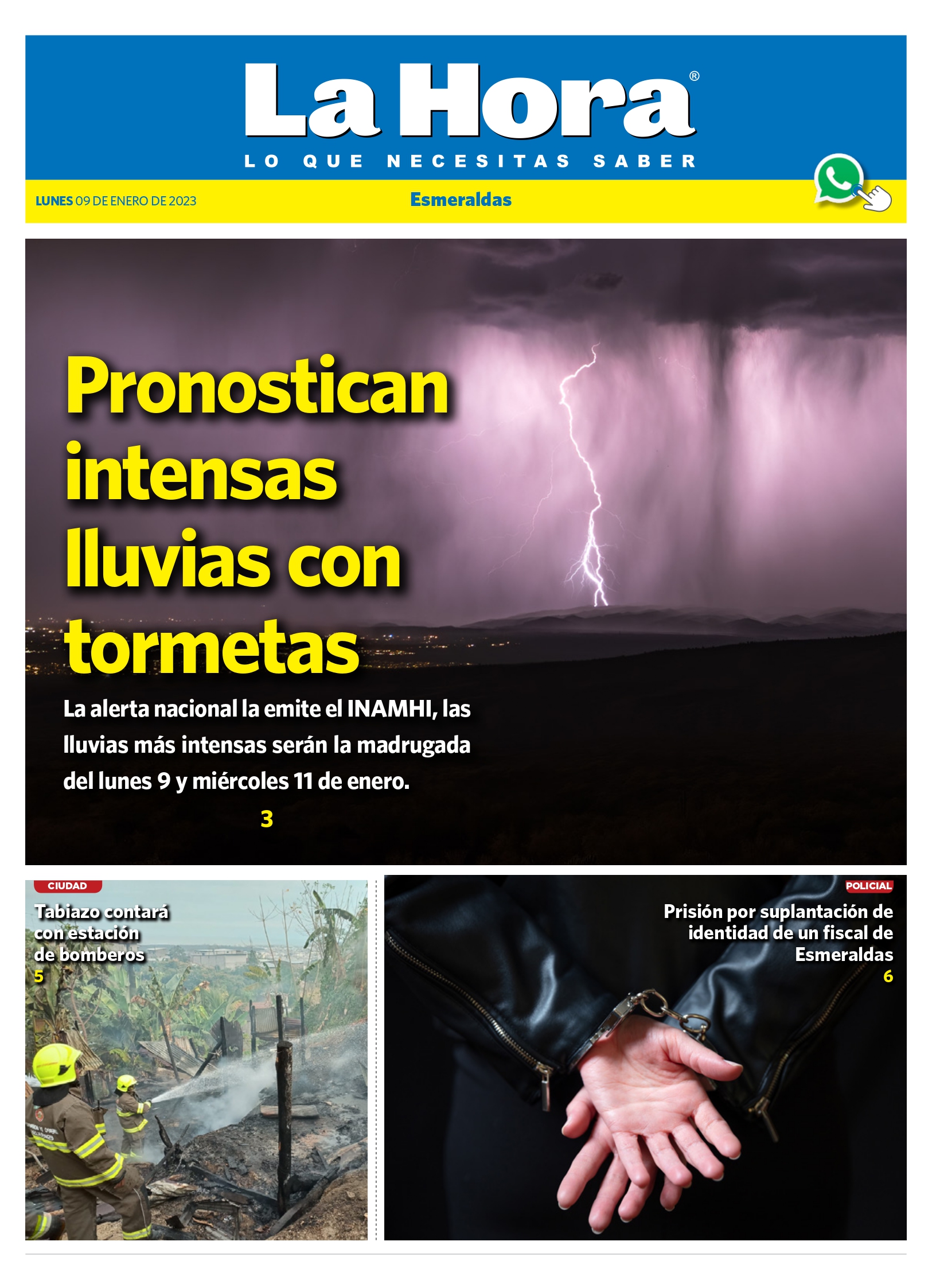 Esmeraldas Enero Diario La Hora