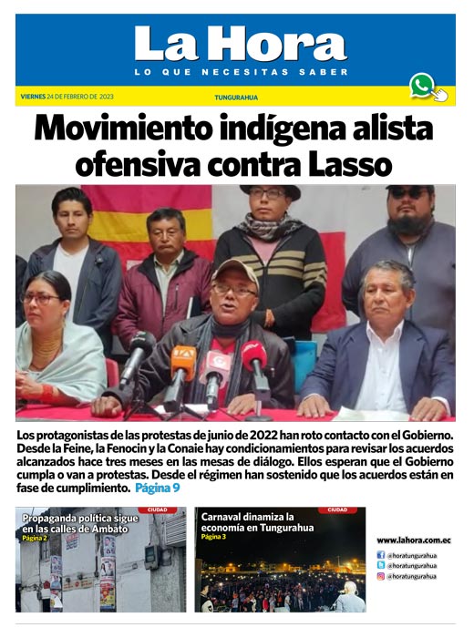 Tungurahua De Febrero Diario La Hora