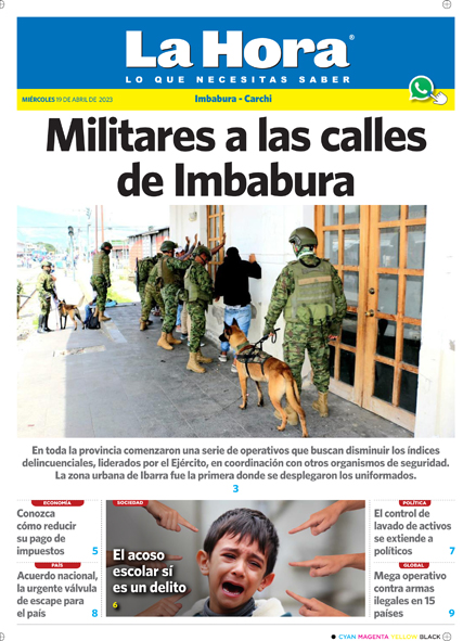 Imbabura Carchi De Abril Diario La Hora