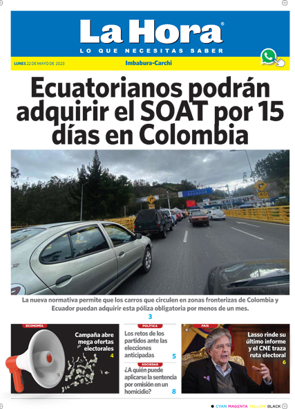 Imbabura Carchi De Mayo Diario La Hora