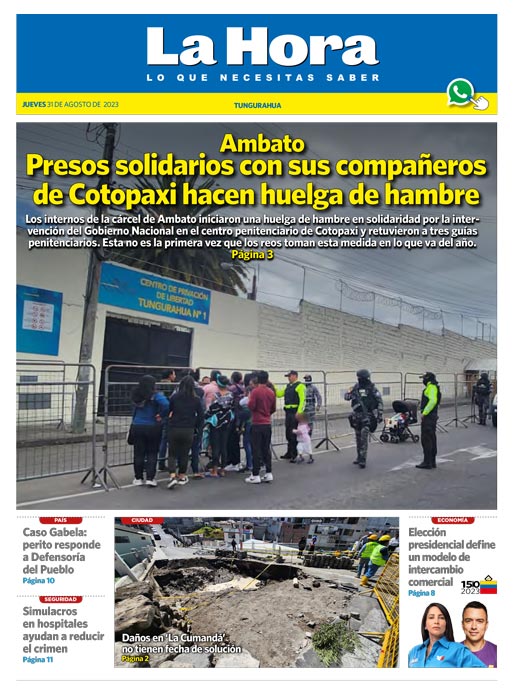 Tungurahua De Agosto Diario La Hora