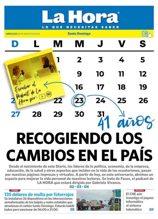 Santo Domingo 23 De Agosto 2023 Diario La Hora