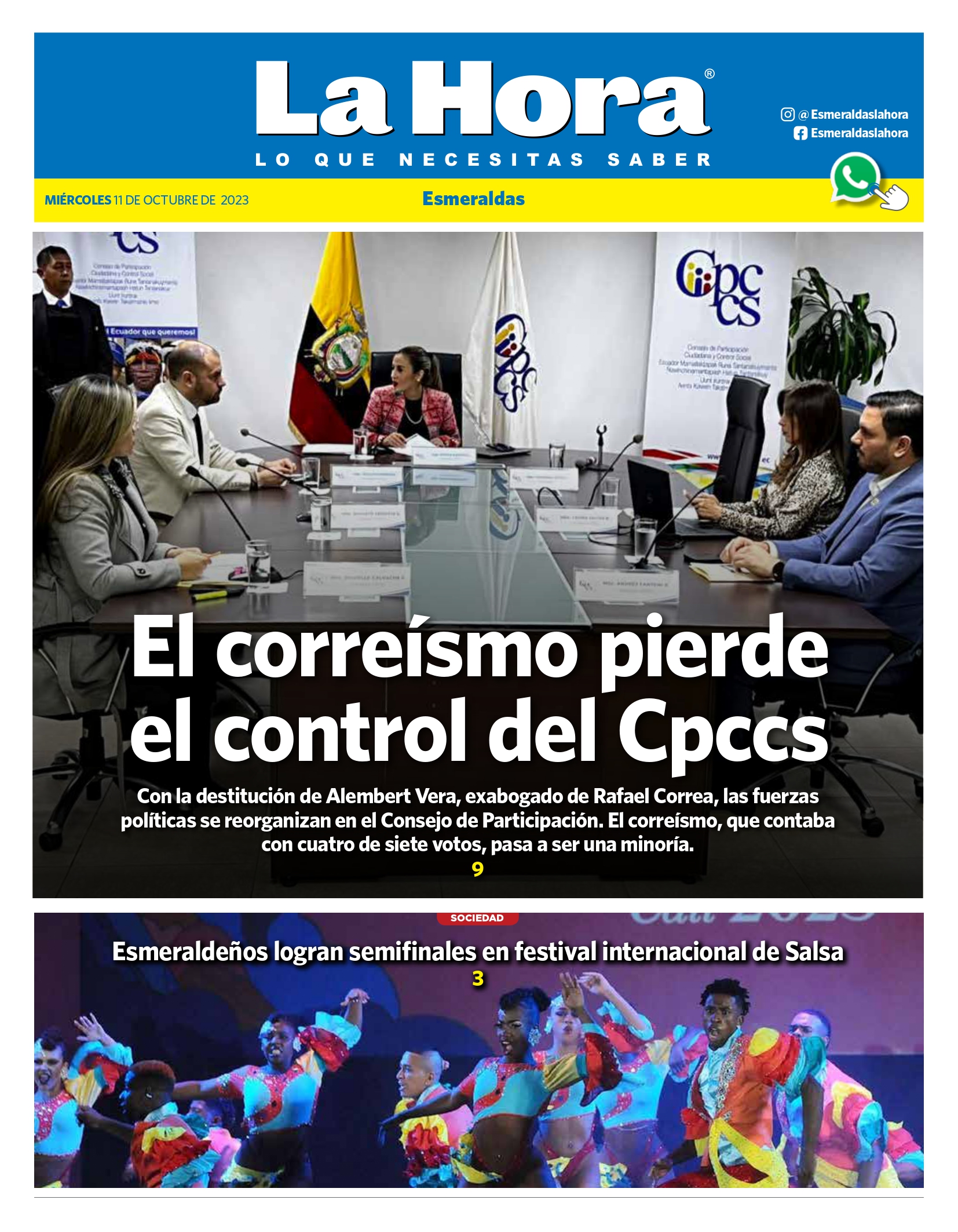 Esmeraldas Octubre Diario La Hora