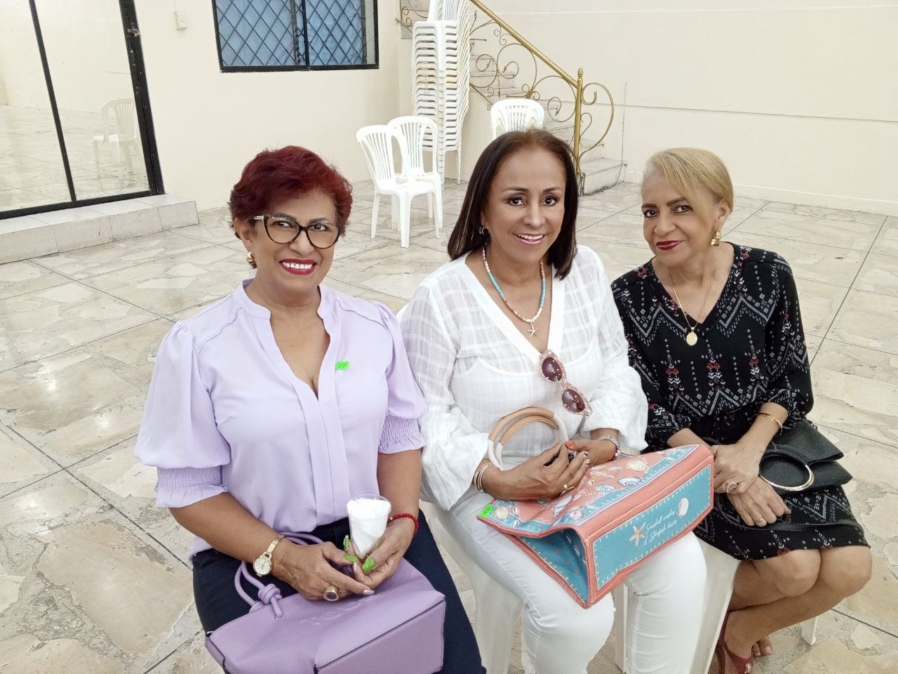 Betty Quiñónez, María Luisa Tenorio y Zadia Saúd.