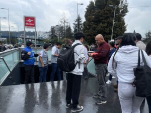 Quito: el metro no funcionó por tres horas debido a los cortes de luz