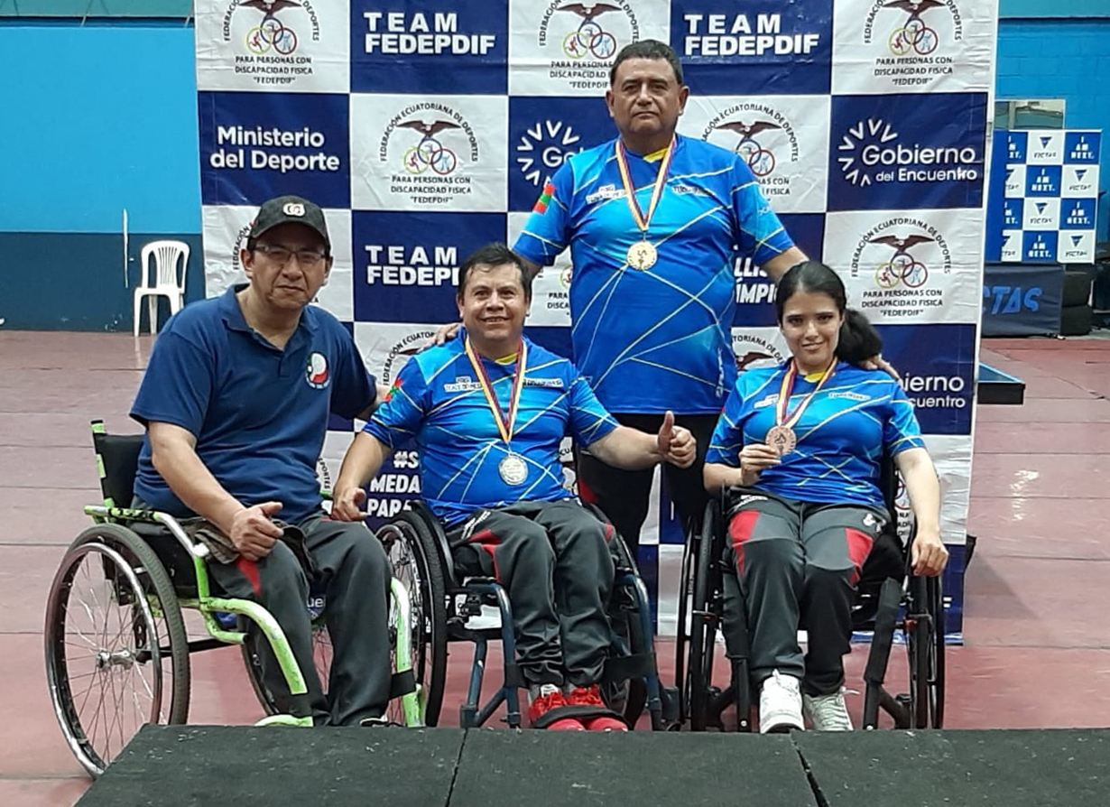 La Selección de Tungurahua de ping pong adaptado clasificó a los Juegos Nacionales de Deporte Adaptado 2024.