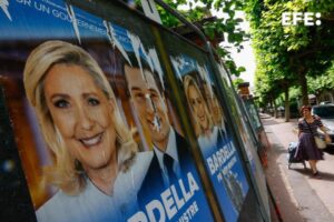 La derecha de Le Pen gana la primera vuelta en Francia y podría lograr la mayoría absoluta