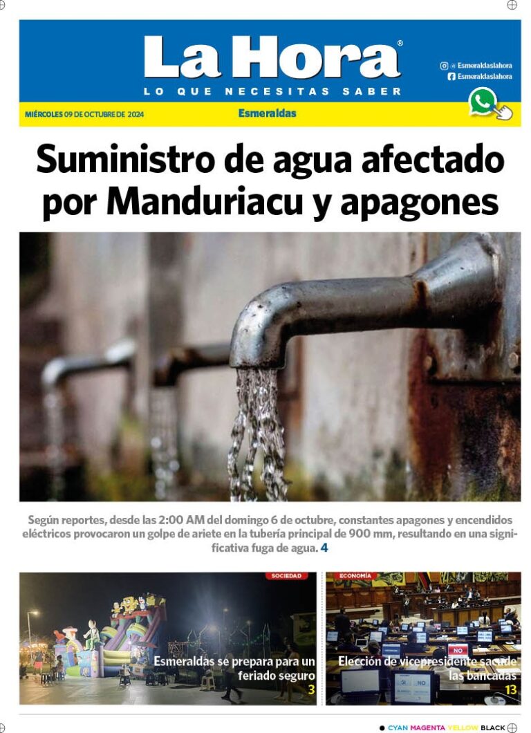 Esmeraldas Miercoles Octubre Diario La Hora