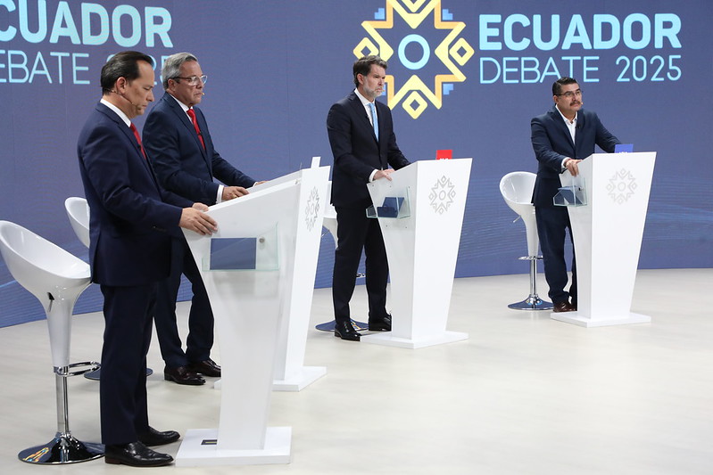 Elecciones Ecuador 2025 el debate presidencial en cifras, ¿quién ganó