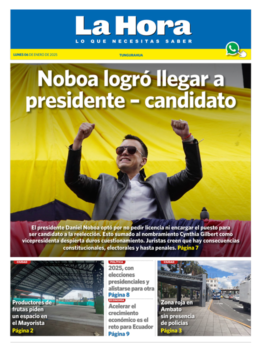 Tungurahua De Enero Diario La Hora