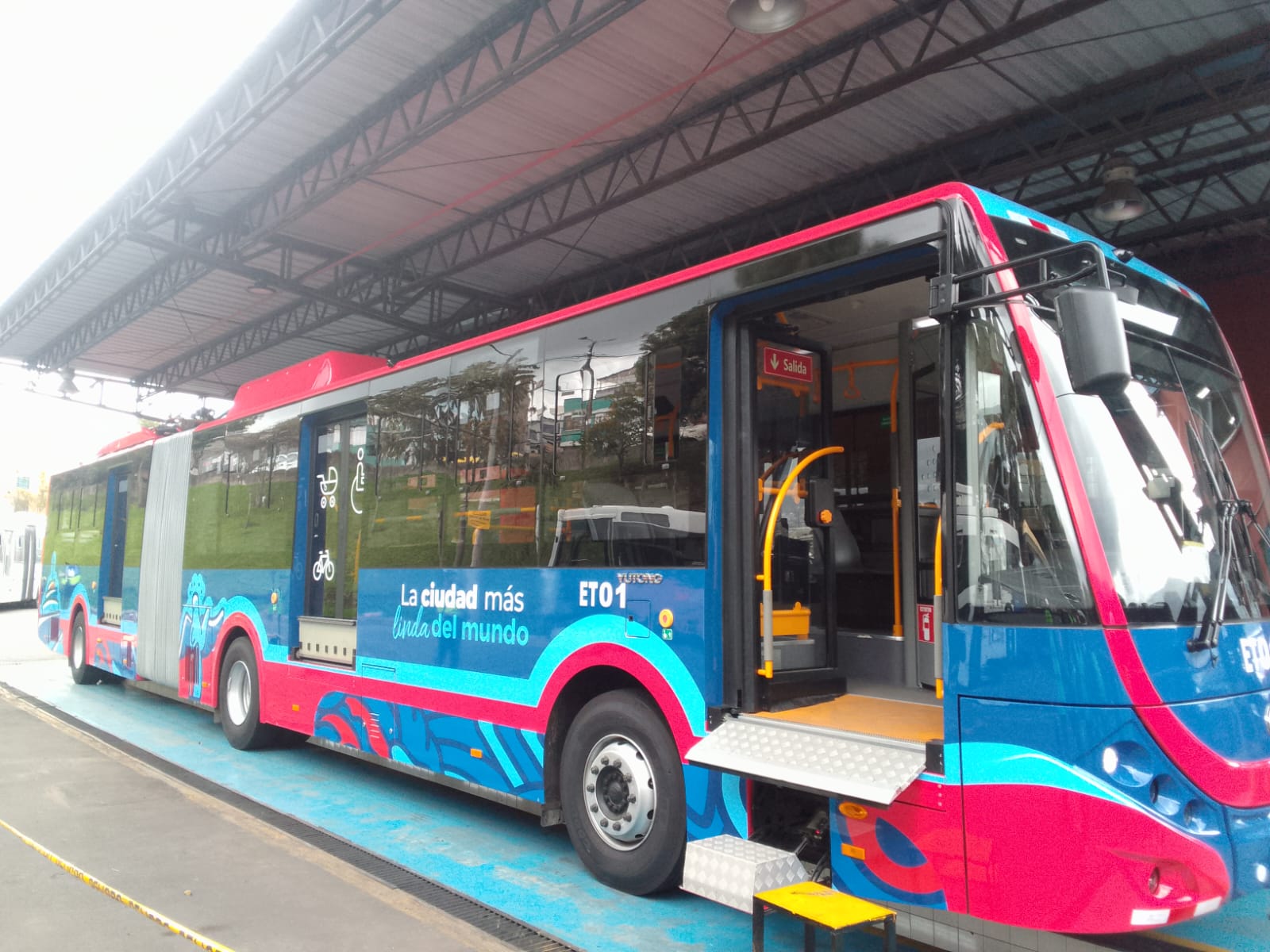 Quito: nuevos trolebuses eléctricos tendrán más seguridad, inclusión y tecnología